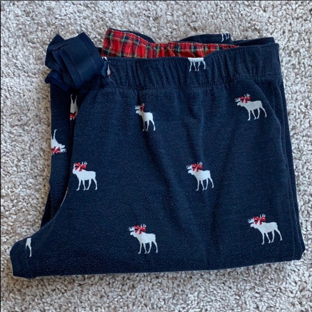 Abercrombie Kids Navy Logo Pajama Pants